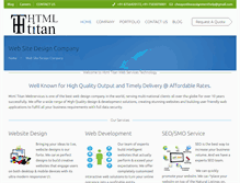 Tablet Screenshot of htmltitan.com